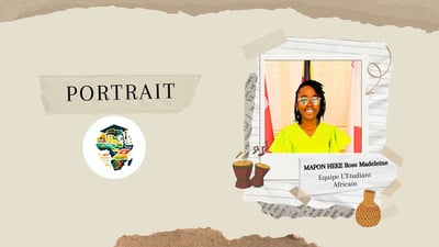 Portrait de l'équipe L'Etudiant Africain : Stagiaire MAPON HEKE Rose Madeleine