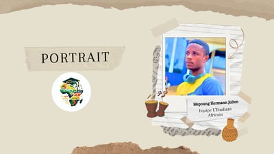 Portrait de l'équipe L'Etudiant Africain : Stagiaire Mepoung Hermann Julien
