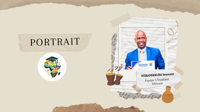 Portrait de l'équipe L'Etudiant Africain : Stagiaire NTIRANDEKURA Innocent